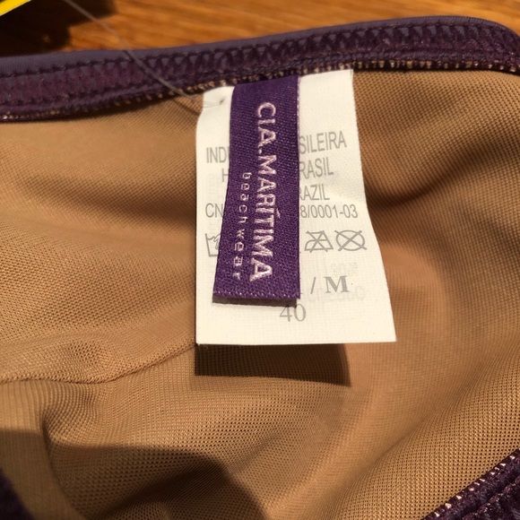 SEE NEW LISTING NWT Cia Marítima Bikini Top - Picture 3 of 4